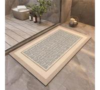 Bath Mat Classical Super Absorbent Bath Mats for Bathroom Rug, Quick Dry Non-Slip Shower Floor Mat, Washable Rugs with Rubber Backed, Carpet for Living Room Bedroom Kitchen Toilet Door 45x70cm 3-243