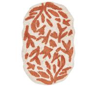 Bath Mat DERIK Orange 60 x 90 cm Cotton