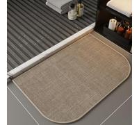 Bath Mat, Door Mat, Thin Area Rug, Super Absorbent Stain Resistant Front Door Mat Indoor, Low Pile Washable Rug for Entryway Bathroom Kitchen(E,60x90cm)