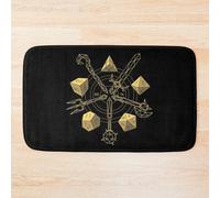 Bath Mat Dungeons Dragons Choose Your Weapon 20x31 Non-Slip Bathroom Rug|100% Polyester|TPR Backing|Machine Washable|Ob-FG-RedBSBhMt1-932191877.7158