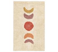 Beliani Bath Mat Esme Beige 50 X 80 Cm Cotton