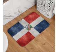 Bath Mat Flag Of The Dominican Republic Dirt Trapper Doormats For Entryway Soft Kitchen Carpet For Office Bedroom Indoor 60X40Cm