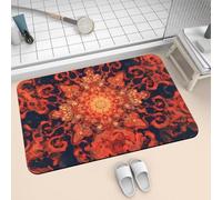 Bath Mat for Bathroom Shower Mat 40x60cm Quick Dry Non Slip Floor Mats Super Absorbent Bath Rug, Thin Rubber Bathmat Kitchen Washable Bathroom Carpet Accessories Decor Rugs Arts 2-578