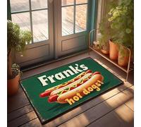 Bath Mat, Frank's Hot Dogs! Things For Room Fatigue Kitchen Floor Plush