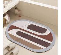 Bath Mat Fun Super Absorbent Bath Mats for Bathroom Rug, Quick Dry Non-Slip Shower Floor Mat, Washable Rugs with Rubber Backed, Carpet for Living Room, Bedroom, Kitchen, Toilet, Door 45x70cm 3-891