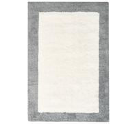Bath Mat KABRI Grey/ Beige 60 x 90 cm Cotton