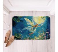 Bath Mat Magical Fairy Girls 40X60Cm Door Mat Stylish Easy Clean Rug For Kitchen Pets Home