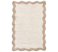 Bath Mat NANGAL Brown/ Beige 60 x 90 cm Cotton