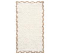 Bath Mat NANGAL Brown/ Beige 80 x 150 cm Cotton