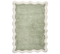 Bath Mat NANGAL Green 60 x 90 cm Cotton