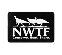 Bath Mat National Wild Turkish Federation Nwtf Flags Washable Doormats For Entryway Stylish Front Doormats For Laundry Inside Home 60X40Cm