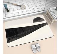 Bath Mat Non Slip Quick Dry Absorbent Shower Bathroom Mat, Small Washable Rug, Soft Thin Room Decor Rubber Bath Rugs for Floor, Kitchen, Toilet, Living Room, Easy to Clean Carpet Hills 60x90cm 6-307