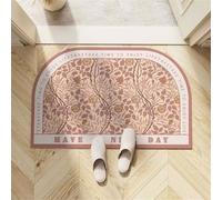 Bath Mat Pink Super Absorbent Bath Mats for Bathroom Rug, Quick Dry Non-Slip Shower Floor Mat, Washable Rugs with Rubber Backed, Carpet for Living Room, Bedroom, Kitchen, Toilet, Door 45x70cm 3-733