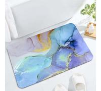 Bath Mat Purple 50x80cm Bathroom Bath Mats Non Slip Shower Mat Super Absorbent Water Bathroom Rug, Soft, Quick Dry, Washable Door Carpet Floor Rugs for Home, Kitchen, Toilet, Bedroom, Doormat 6-1284