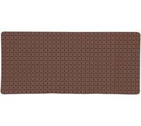 Bath mat "Quadro Premium" 36x76cm brown