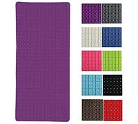 Bath mat "Quadro Premium" 36x76cm purple
