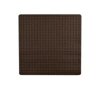 Bath mat "Quadro Premium" 54x54cm brown