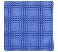 Bath mat "Quadro Premium" 54x54cm dark blue