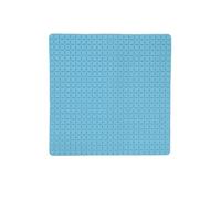 Bath mat "Quadro Premium" 54x54cm light blue