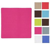 Bath mat "Quadro Premium" 54x54cm magenta