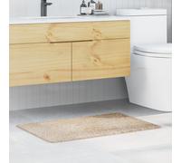 Bath Mat Rectangular Cream 60x90 cm Polypropylen Non-Slip Berkfield Home Cream Medium