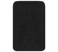 Bath Mat Set 3-Piece Fabric Anthracite 100% Cotton 50 x 78 cm Bath Mat 50 x 50 cm Toilet Frame 50 x 44 cm Toilet Lid Cover Non-Slip Absorbent Washable for Bathroom Shower Toilet Spa