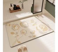 Bath Mat Simple 70x120cm Bathroom Bath Mats Non Slip Shower Mat Super Absorbent Water Bathroom Rug, Soft, Quick Dry, Washable Door Carpet Floor Rugs for Home, Kitchen, Toilet, Bedroom, Doormat 6-1188