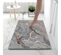 Bath Mat Stone Super Absorbent Bath Mats for Bathroom Rug, Quick Dry Non-Slip Shower Floor Mat, Washable Rugs with Rubber Backed, Carpet for Living Room, Bedroom, Kitchen, Toilet, Door 45x70cm 3-709