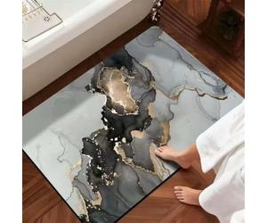 Bath Mat Tropical Super Absorbent Bath Mats for Bathroom Rug, Quick Dry Non-Slip Shower Floor Mat, Washable Rugs with Rubber Backed, Carpet for Living Room Bedroom Kitchen Toilet Door 45x70cm 3-715