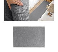 Bath Mat,Ultra Thin Bath Rugs,Rubber Bath Mats for Bathroom,Quick Dry,Non-Slip,Machine Washable,Fit Under Door,Super Absorbent Rugs for Floor,Shower (Grey, 50cm*80cm)