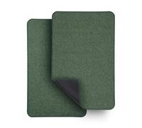 Bath Mat,Ultra Thin Bathroom Rugs,Rubber Bath Mats for Bathroom,No Slip Bath Rugs,Quick Dry,Machine Washable,Low Pile,Absorbent,Shower Outside,Sink,Home Decor Accessories.Green,1'5"x2'3"(2 Pack)