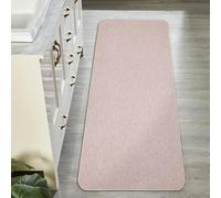 Bath Mat,Ultra Thin Bathroom Runner Rugs,Large Bath Mats for Bathroom,Quick Dry,Non-Slip,Machine Washable,Low Pile,Bath Rug,Shower Outside,Sink,Home Decor Accessories.Beige,2'x5'(24x60inch)