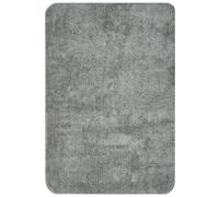 Beliani Bath Mat URLANA Grey 60 x 90 cm Microfibre, Grey