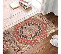 Bath Mat Vintage Antique Oriental Turkish 40X60Cm Entrance Door Mats Soft Door Mat Dirt Trapper Floor Mat For Entry Courtyard Living Room