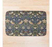 Bath Mat William Morris Strawberry Thief pattern 20 x 31 inch Non-slip Bathroom