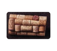 Bath Mat Wine Cork 40X60Cm Floor Mat Print Water Absorbent Bathroom Rug For Shower Indoor Kitchen