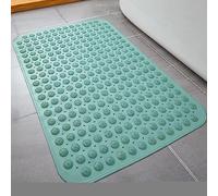 Bath Mat with,Rectangle Shower Mat Non Slip - 40 X 80cm Anti Slip Shower Mat With Suction Cup,rubber Mat For Shower, Rubber Bathtub Mat With Drain Holes,Machine Washable,green (Color : Mars Green, S