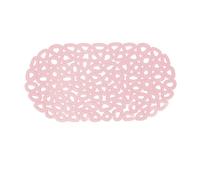 Bath Mats PVC Floor Empty Oval Water Drop Bathroom Anti-slip Mat Shower Room Bathtub Bath Anti-slip Mat For Bath(Pink)