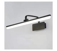 Bath Mirror Lamps Mirror Lights for Dressing Table Bathroom Mirror Light Creative Personality Mirror Front Light Black Home Mural Exhibition Hall Bathroom/Warm Light/56Cm