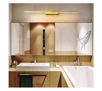 Bath Mirror Lamps Mirror Lights for Dressing Tablebath Mirror Light Gold Waterproof Mirror Front Light Dimmable Bathroom Anti-Fog Anti-Splash Mirror Light/3 Color/40Cm