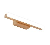 Bath Mirror Lamps, Wall Display Lighting Nordic Mirror Front Light Solid Wood LED Dressing Table Makeup Lamp - White Light by BZEI-Lighting Fixtures (Size : 60CM/10W)