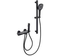 Bath Mixer Taps with Shower Head Wall Mounted Hot and Cold Shower Head Kit Shower Sets for Bathroom Shower Head Kit Black