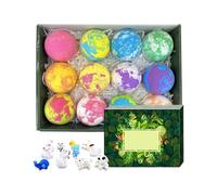 Bath , Natural Spa - Animal Surprise Inside the Scented Salt Shower Ball | Children's Fun Bath Gift Set for and Girls, Home, Apartment, Hotel, Bathroom, Bathtub, G