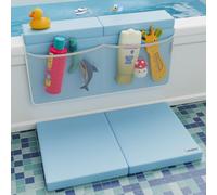 Bath Pads Set for Knee and Elbow Pads - Premium Gift for Expectant Moms - Thick Non-Slip Knee Pad - Knee Protector with Toy Organizer