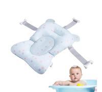 Bath Pillow - Cotton Fiber | Floating Bath Seat Cushion | Ne?born Supporter with Adjustable Foldable Safety Straps | Bat Support Support