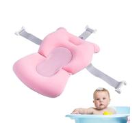 Bath Pillow - Cotton Fibre | Floating Bath Seat Cushion | NEHborn Tub Supporter with Seat Belts Adjustable Foldable | Bat's Support Seat for , Children