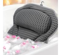 Bath Pillows for Head and Neck - 4D Technology Waterproof Bathtub Pillows Spa Cushion with Headrest, Bath Cushion Bath Accessories for Women and Men Gifts, Fits All Bathtub, Hot Tub and Home Spa