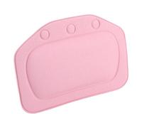 Bath Pillows for Tub, Bath Pillow Luxury Bathtub Pillow, Bath Tub Pillows for Head and Neck, Bath Tub Pillow Headrest, Soft Spa Pillows for Bathtub, Tub Cushion with Suction Cup (Pink)