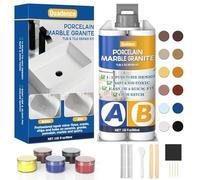 Bath Repair Kit White, Quadence Ceramic Sink Repair Kit, Waterproof Shower Tray Repair kits for Fiberglass, Enamel, Porcelain, Fix Chip, Crack, Rust, Hole on Tub, Toilet, Sink in Bathroom, Color Match
