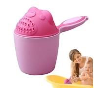 Bath Rinse Cup, Baby Bath Shampoo Rinse Cup, Baby Hair Washing Cup with Handle, Waterfall Rinser, Creative Baby Rinse Cup, Reusable Baby Shampoo Cup, Cute Animal Cup for Baby Toddler Children Washing